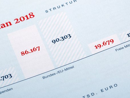 Beispielabbildung für ein Balkendiagramm aus dem DRK Jahrbuch
