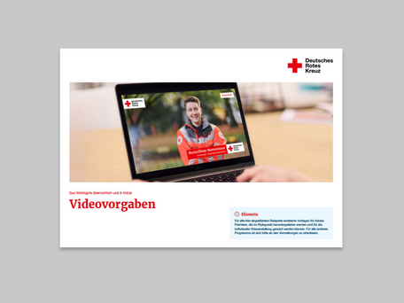 Abbildung der PDF-Titelseite der Videovorgaben