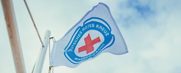 Fahne Wasserwacht Rundlogo