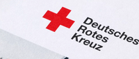 DRK Kompaktlogo auf Papier gedruckt