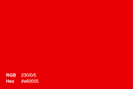 Abbildung Farbe der Website: rot