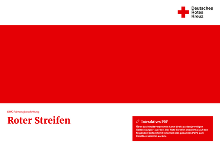 Ansicht einer PDF-Zusammenfassung zur Gestaltungslinie Roter Streifen