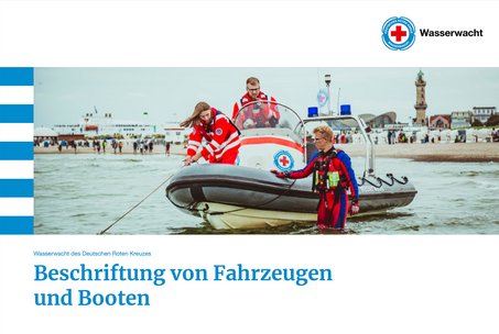 Abbildung der PDF-Guideline zur Beschriftung von Fahrzeugen und Booten
