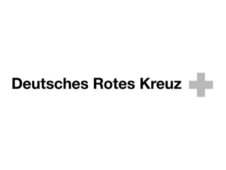 DRK Langlogo mit Graustufen